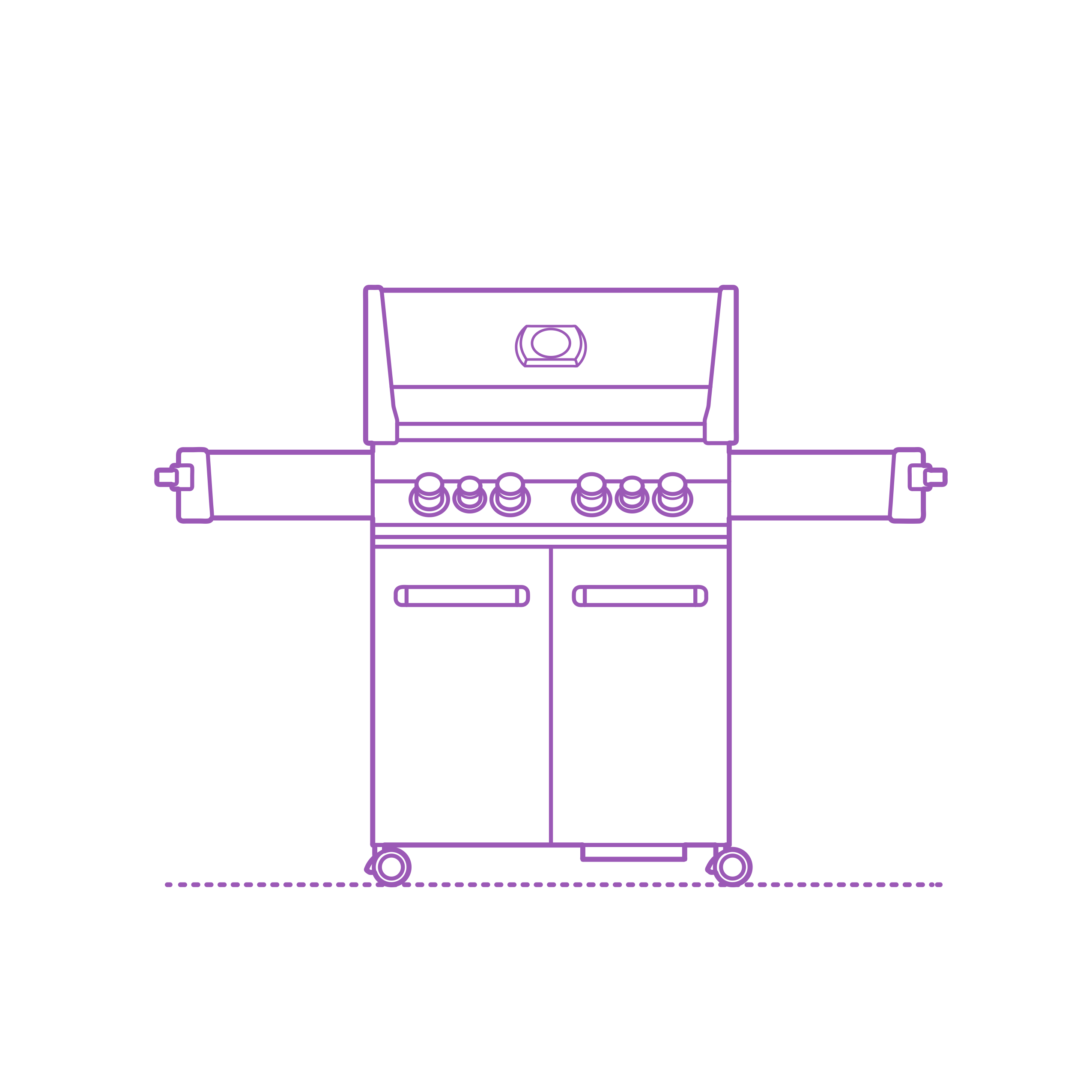 Fixtures Barbecue Bbq Grills Mid Sized Gas Grill Sketch Style Svg Vector Free Vectors